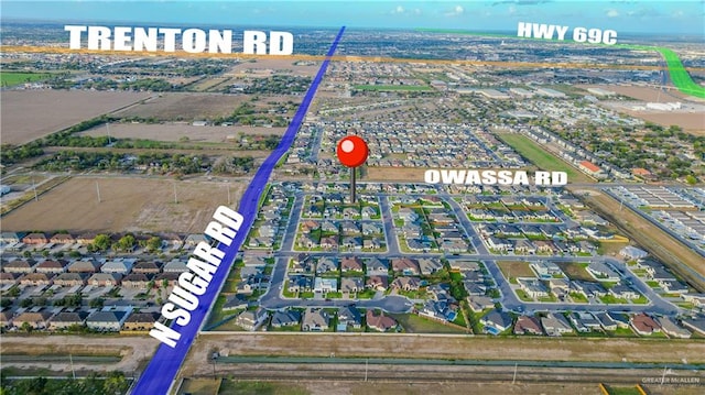 1003 Pear St W, Pharr, TX 78677 - aerial view of property's location