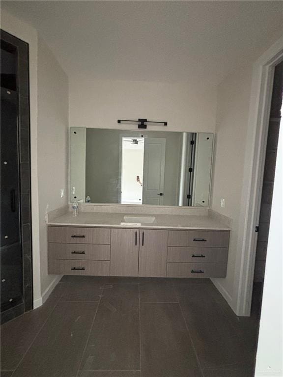 2213 Dorado Dr, Mission, TX 78573 - full bath featuring double vanity and tile patterned floors
