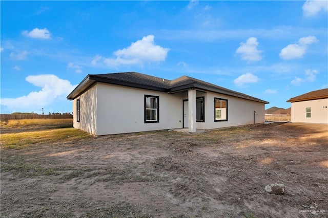 view of back of property