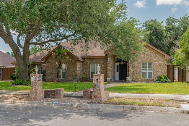 1608 Merlin Dr, Mission, TX 78572 - view of front of home with brick siding