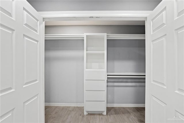 view of closet