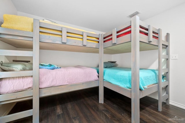 bedroom featuring hardwood / wood-style flooring