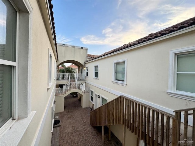102 E Gardenia St Unit 8, South Padre Island, TX 78597 - view of patio with stairway