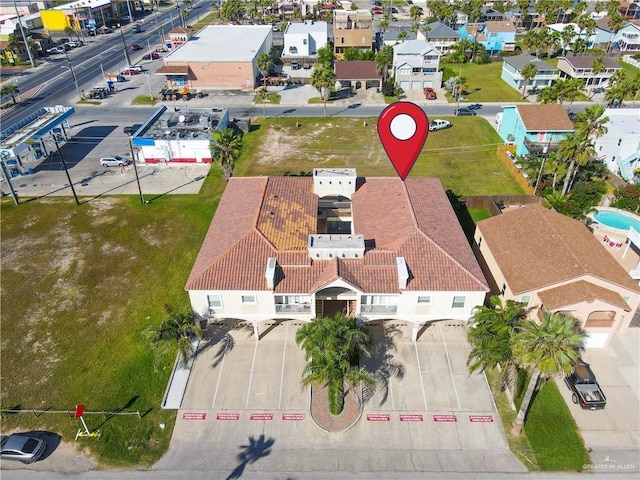 102 E Gardenia St Unit 8, South Padre Island, TX 78597 - aerial perspective of suburban area