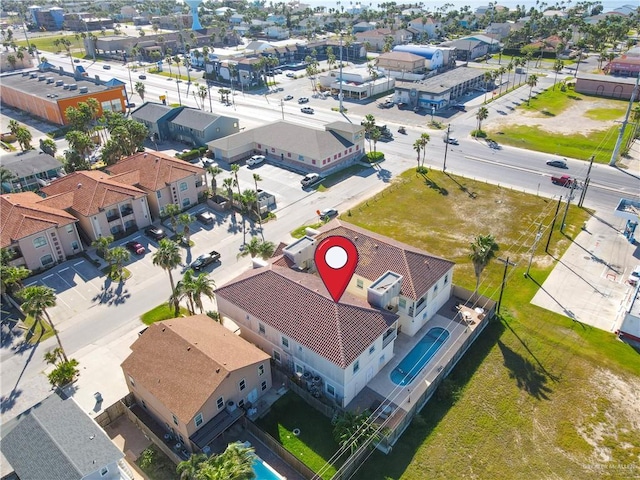 102 E Gardenia St Unit 8, South Padre Island, TX 78597 - aerial perspective of suburban area