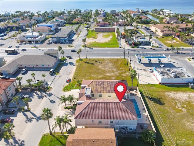 102 E Gardenia St Unit 8, South Padre Island, TX 78597 - aerial view of residential area featuring a nearby body of water