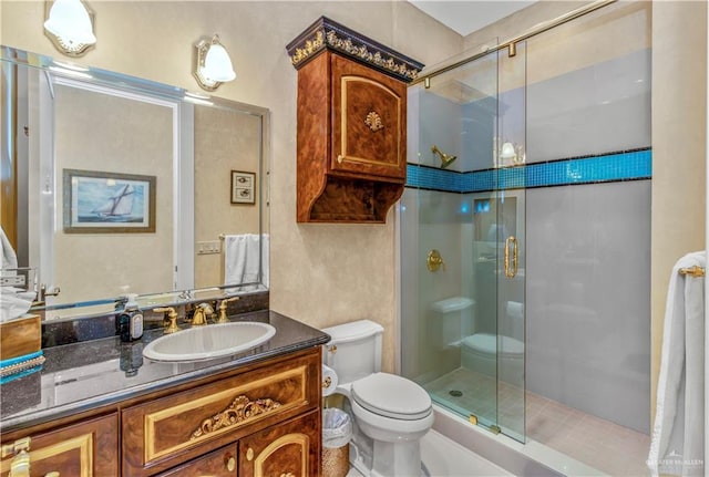 310A Padre Blvd Unit 3101, South Padre Island, TX 78597 - full bathroom featuring vanity and a shower stall