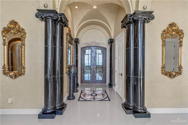310A Padre Blvd Unit 3101, South Padre Island, TX 78597 - tiled entryway with arched walkways and baseboards
