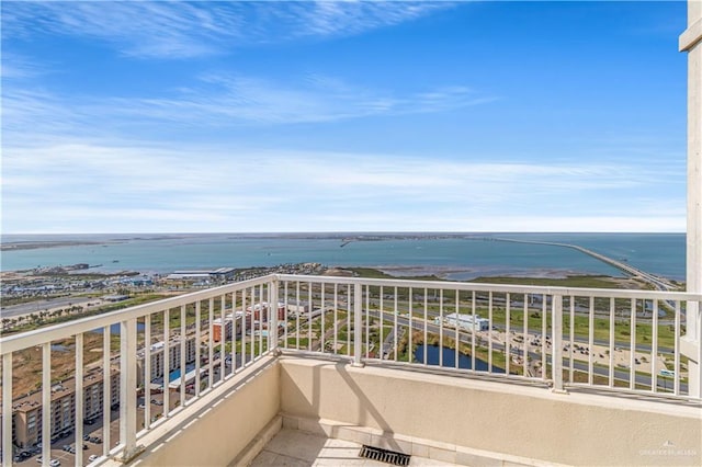 310A Padre Blvd Unit 3101, South Padre Island, TX 78597 - balcony featuring a water view