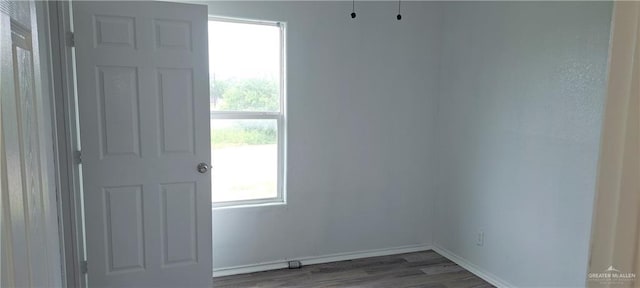 1217 S 1st St, Harlingen, TX 78550 - empty room featuring plenty of natural light and wood finished floors