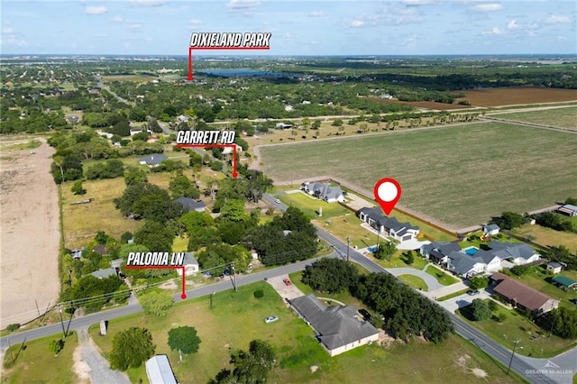 17956 Garrett Rd, Harlingen, TX 78552 - aerial view of property and surrounding area