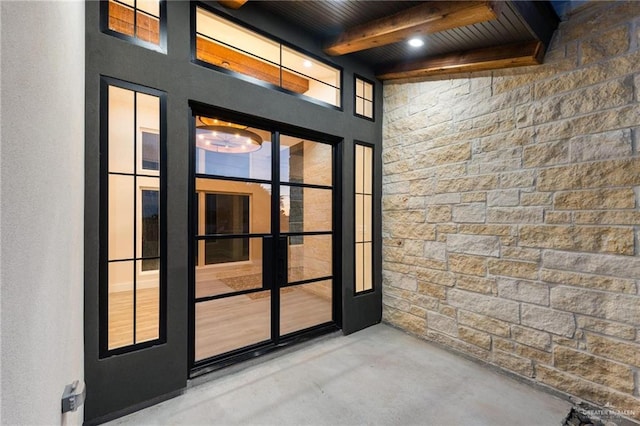 17956 Garrett Rd, Harlingen, TX 78552 - entrance to property with stucco siding and stone siding