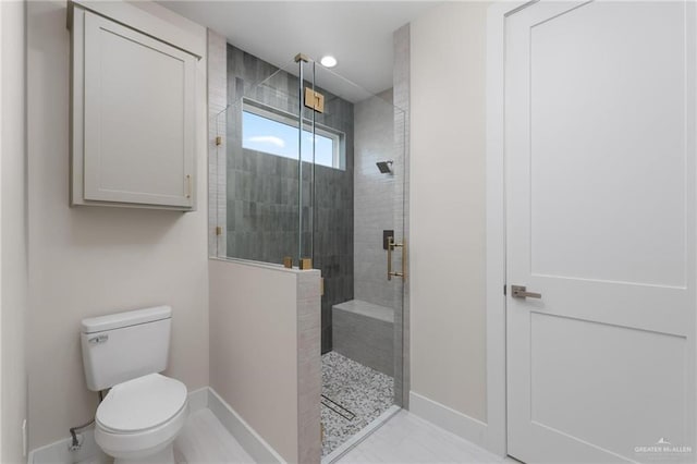 17956 Garrett Rd, Harlingen, TX 78552 - full bathroom featuring a shower stall and recessed lighting