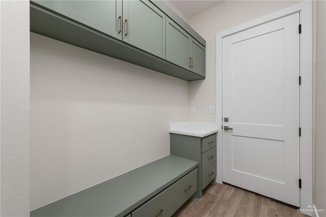 17956 Garrett Rd, Harlingen, TX 78552 - mudroom with light wood-style floors