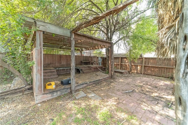 view of patio