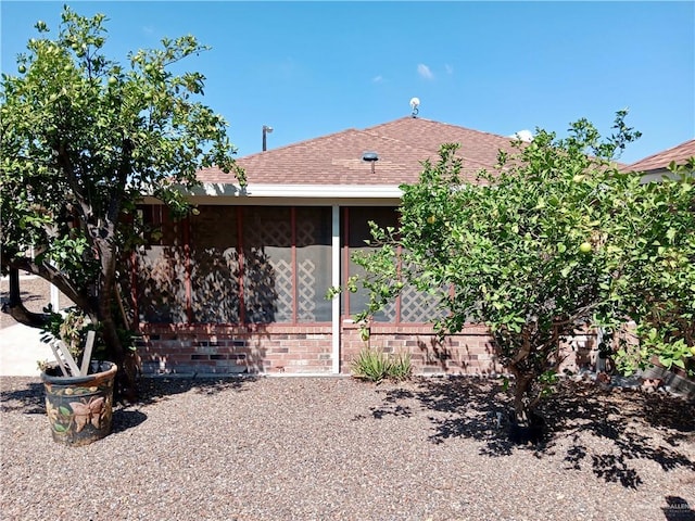 view of back of property