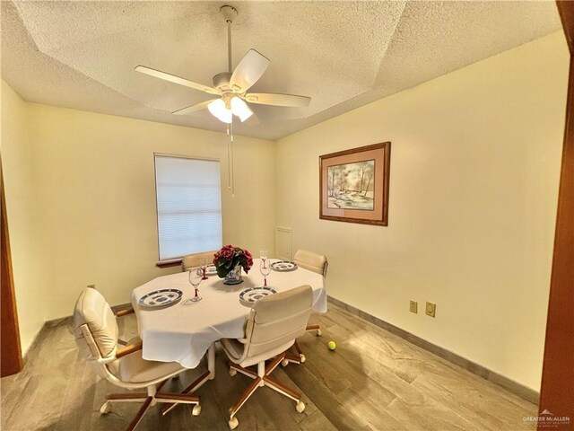 kitchen with ceiling fan and stainless steel appliances