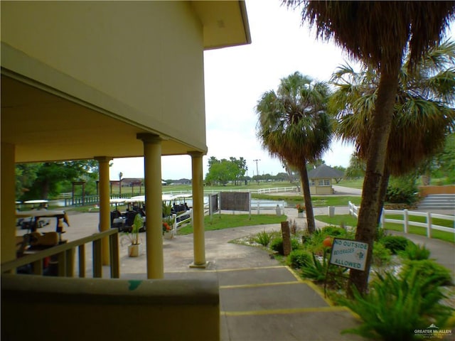 3319 Country Club Dr N, Edinburg, TX 78542 - view of patio featuring fence