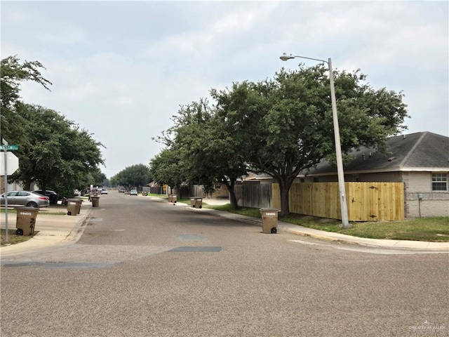 view of street