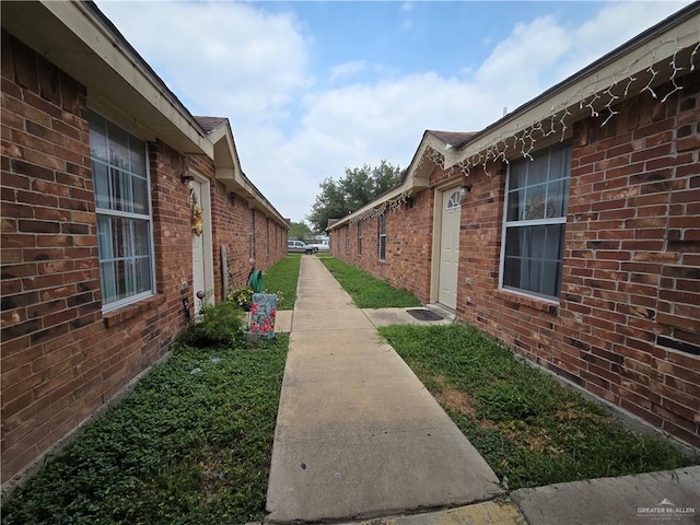 view of side of property