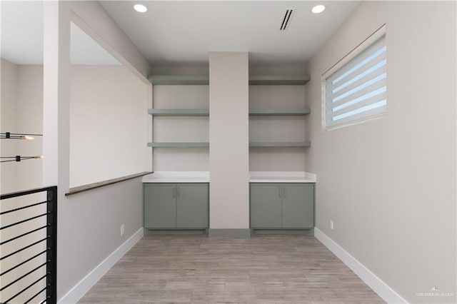 1426 Kalob Cir, Harlingen, TX 78552 - spare room with light wood-style flooring, baseboards, and recessed lighting