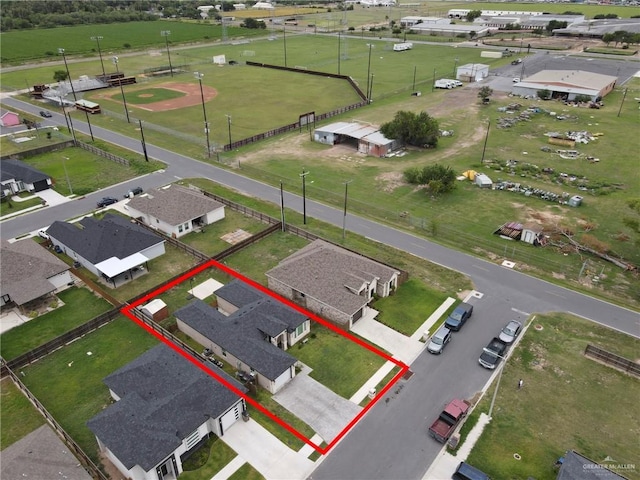 502 Oak Ridge St, Donna, TX 78537 - aerial overview of property's location with property boundaries highlighted