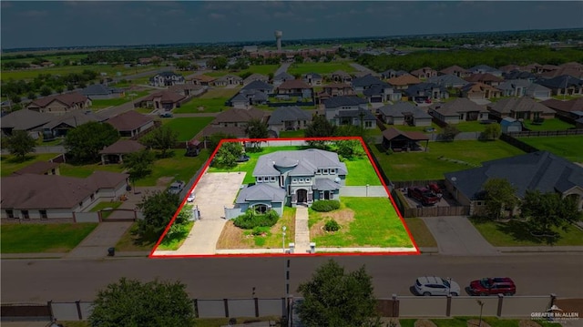 5403 Mauritius Ln, Edinburg, TX 78542 - birds eye view of property with a residential view