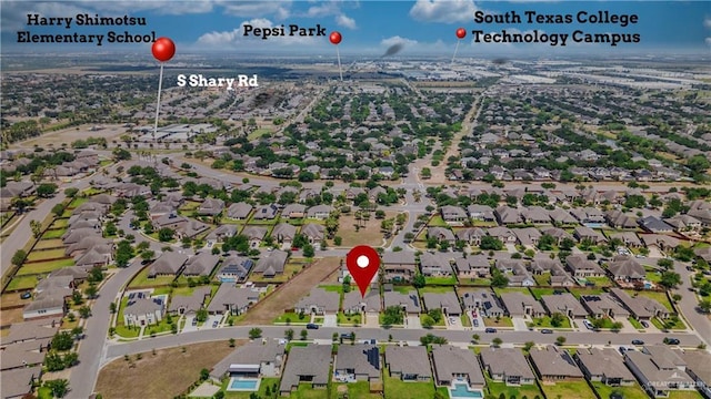 4001 Santa Erica St, Mission, TX 78572 - aerial view of residential area