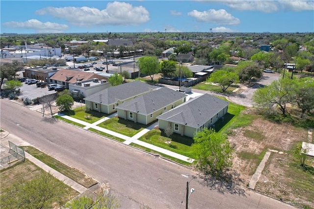 drone / aerial view featuring a residential view