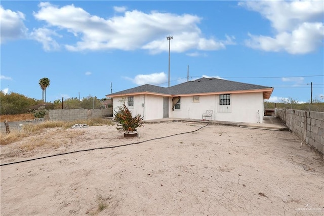 view of rear view of property