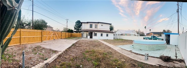 view of rear view of property