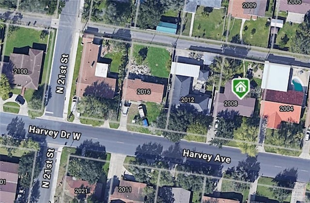 2008 Harvey St, Mcallen, TX 78501 - map of property location