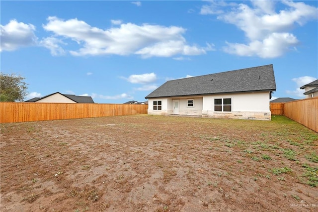 view of back of property