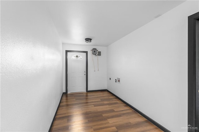 710 N Dahlia St, Pharr, TX 78577 - unfurnished room with dark wood finished floors and baseboards