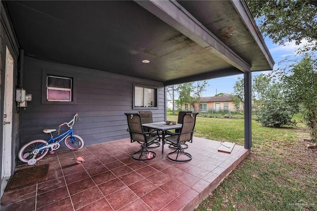 117 W Hawk Ave, Pharr, TX 78577 - view of patio featuring outdoor dining space