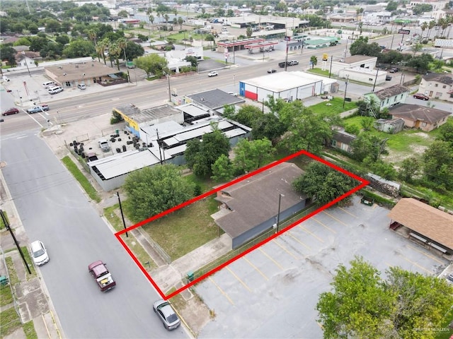 117 W Hawk Ave, Pharr, TX 78577 - aerial view of property's location featuring property boundaries highlighted