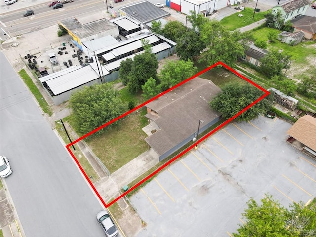 117 W Hawk Ave, Pharr, TX 78577 - aerial overview of property's location with property boundaries highlighted