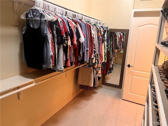 917 Beddoes Rd, La Feria, TX 78559 - spacious closet with light tile patterned floors