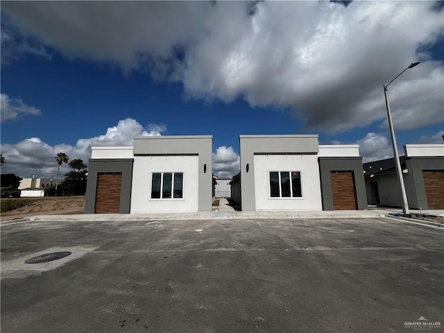 view of contemporary house