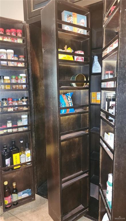 view of pantry