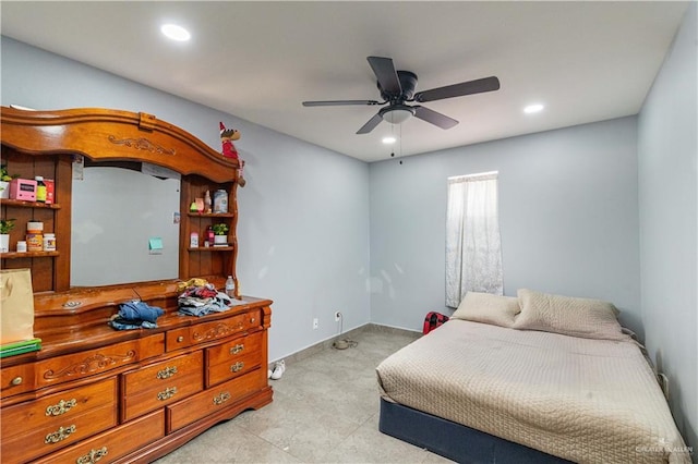 905 N 6th Ave, Edinburg, TX 78541 - bedroom with recessed lighting and ceiling fan