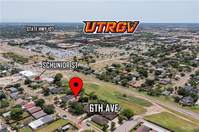 905 N 6th Ave, Edinburg, TX 78541 - aerial view of property and surrounding area