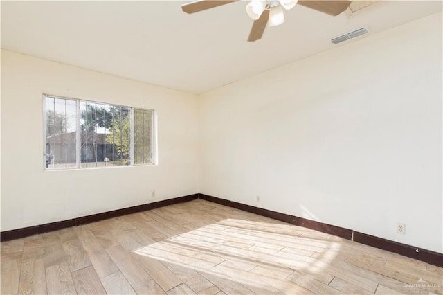 5901 N 23rd Ln, Mcallen, TX 78504 - spare room with ceiling fan and wood finished floors