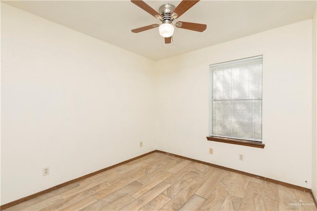5901 N 23rd Ln, Mcallen, TX 78504 - empty room with ceiling fan and light wood finished floors