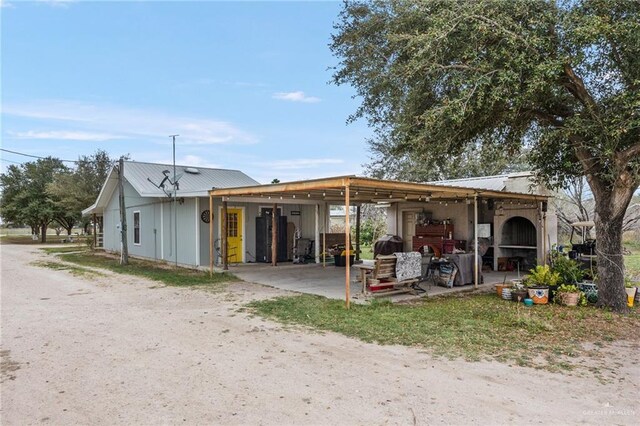 view of rear view of property