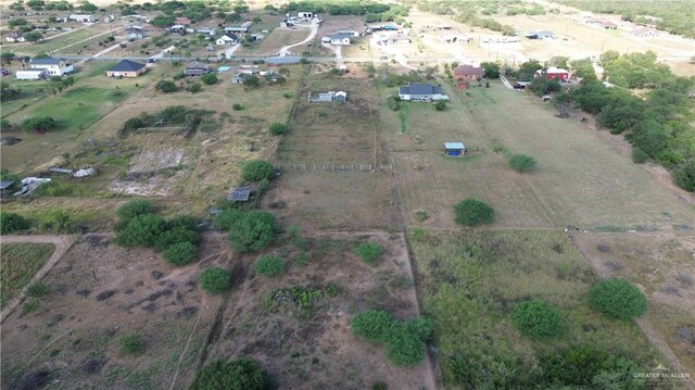 drone / aerial view featuring a rural view