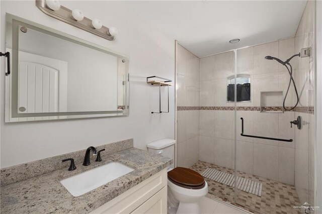 23309 Tangerine Ave, Harlingen, TX 78552 - bathroom with vanity and a stall shower