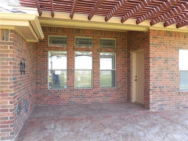 3519 Aspen Dr, Edinburg, TX 78542 - view of patio / terrace with a pergola