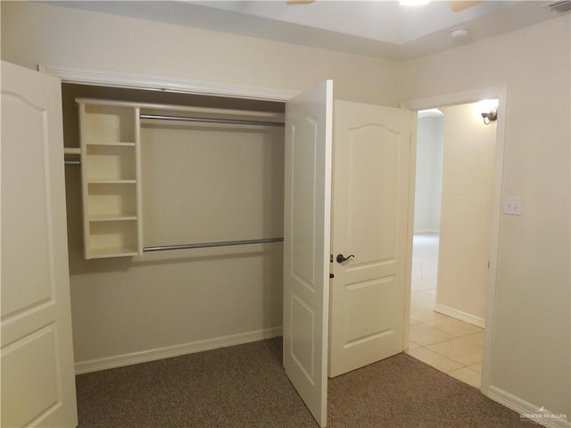 view of closet