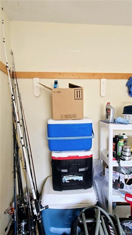 view of storage room